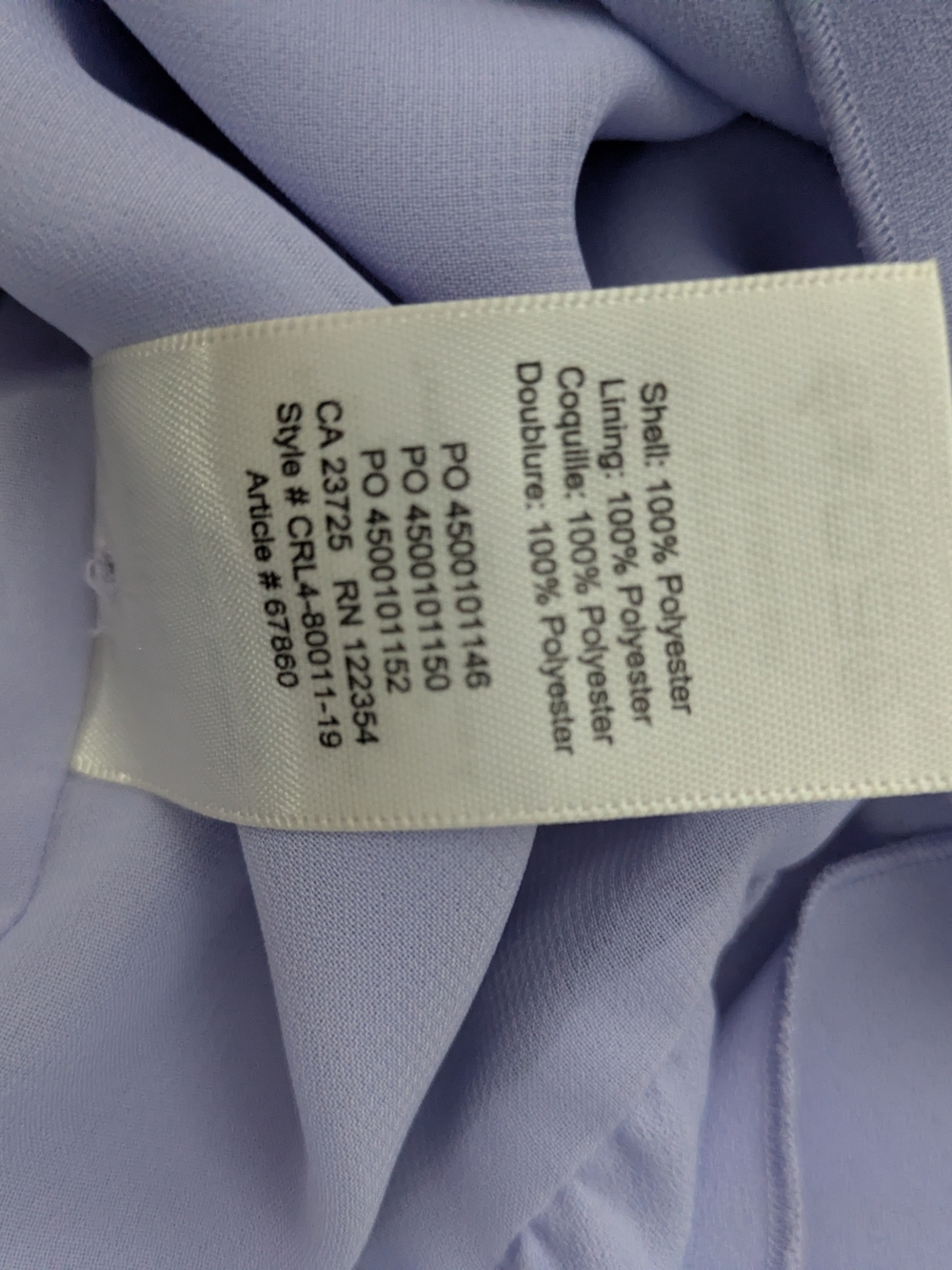 Wilfred Ninette Dress Lilac Lavender Ruffle Wrap Mini Dress XS Wedding Guest - Picture 8 of 9
